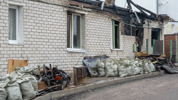 Professional Fire Damage Removal technician working in New Market, VA